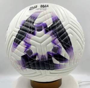 Ballon de football professionnel 2026 Taille 5 en PU laminé thermosoudé, cousu à la machine, écologique, durable, pour tournois et entraînement - Product Image 5