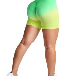 Highly Demanding Wholesale Solid Color Sexy Tummy Control Breathable Eco-Friendly <b>Biker</b> Yoga <b>Shorts</b> High Elastic Quick Drying - Product Image 4