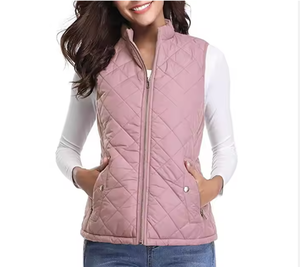 Femmes surdimensionné réversible sans manches matelassé bouffant gilet utilitaire personnalisé imprimé lavé Technique Hip Hop coupe-vent hiver - Product Image 5