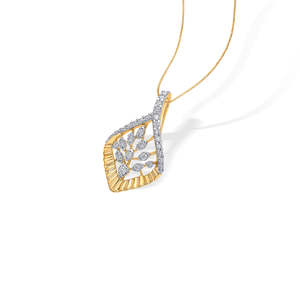 Collier avec pendentif en forme de cœur en perle en or blanc ou or jaune pour femmes - Product Image 4