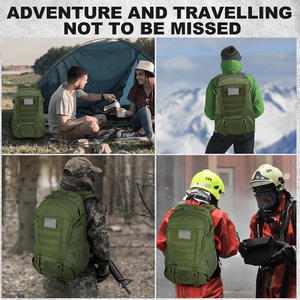 Mochila táctica funcional para exteriores con logotipo personalizado, bordado, senderismo, Camping, bolsa de viaje, suministro del fabricante OEM - Product Image 6