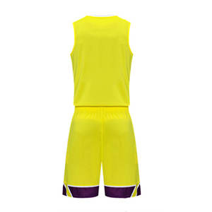 Uniforme de basket-ball en sergé à séchage rapide Vêtements de sport Uniforme de basket-ball pour jeunes En nouveau stock - Product Image 2