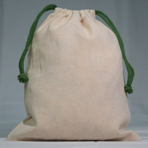 Bolsa de polvo de algodón reciclado orgánico 100% ecológica de lujo, embalaje de regalo protector portátil reutilizable para joyería de moda - Product Image 4