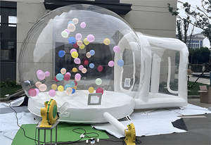 Tente à bulles gonflable adulte en PVC populaire avec dôme transparent conception de boule à <span class=keywords><strong>neige</strong></span> château sautant louable <span class=keywords><strong>et</strong></span> maison de rebond - Product Image 5
