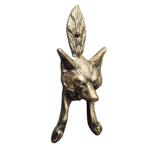 ที่เคาะประตูรูปมังกรบินทำจากทองเหลืองโบราณทำจากเหล็กหล่อ - Product Image 3