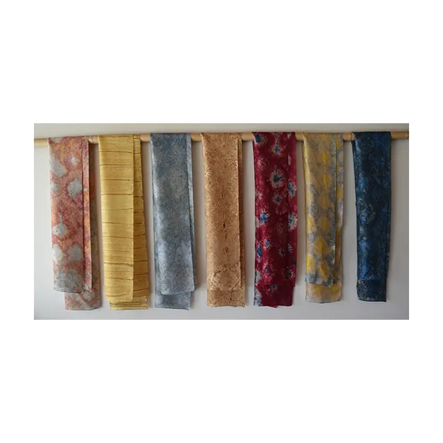 कोरिया में किए गए गर्म उत्पाद बकाया गुणवत्ता का उपयोग कोरियाई पारंपरिक रंगाई Hussibidan रेशम दुपट्टा (गेरू)