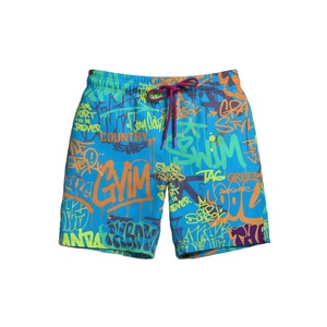 Custom Brand New <b>Men's</b> Surf Swimming Beach Board Shorts 100% Polyester Mid Drawstring Breathable Quick Dry High Quality <b>Trunk</b> - Product Image 1