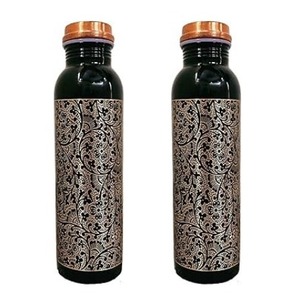 Venta de Fábrica, Precio Económico, Ant. Botella de cobre grabada de 650 ml, elaborada con cuidado, grabada con elegancia, el compañero perfecto - Product Image 1