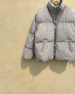 Custom Unisex Oversized Winter Puffer Jacket Thickened Stand Collar <b>Bubble</b> <b>Coat</b> Lightweight Warm Windproof Quilted Parka Street - Product Image 2