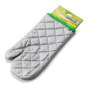 Gant de barbecue matelassé en coton, taille unique (31 cm), argenté - Accessoires BBQ GU130 - Product Image 1