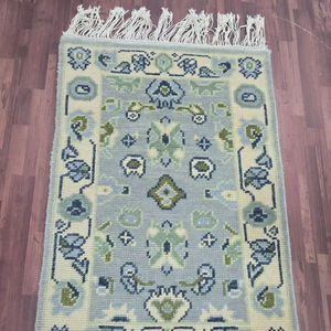 Alfombra de lana hecha a mano diseño moderno alfombra Oushak Venta caliente 5x8 6x9 7x10 12x14 tamaños personalizables para uso en Picnic en el hogar abstracto - Product Image 1