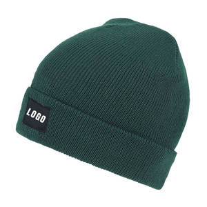 Nueva llegada Unisex Plain Beanie Hat's Private Label Personalizable Carta Carácter Impreso Logo Transpirable Cómodo Jacquard - Product Image 2