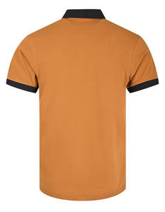 Coton de haute qualité pour hommes pour Polo T-Shirt motif solide col décontracté Jersey tissu demi manches prix pas cher - Product Image 2