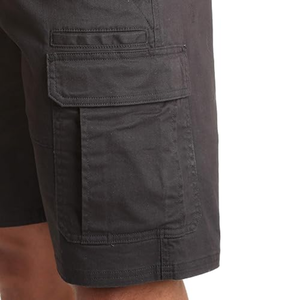 กางเกงขาสั้นผ้าคอตตอนสไตล์สตรีทแวร์สำหรับผู้ชายสีดำดีไซน์โลโก้ออกแบบได้ตามต้องการใส่สบายในฤดูร้อน - Product Image 6