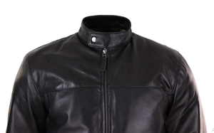 แจ็กเก็ตหนังสำหรับผู้ชายแจ็คเก็ตหนังสำหรับขี่มอเตอร์ไซด์ผลิตตามสั่ง - Product Image 5