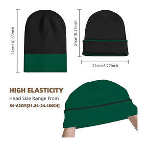 Bonnet d'hiver haut de gamme en tricot, chaud, doux, extensible, personnalisable OEM, unisexe, pour usage décontracté en extérieur - Product Image 5