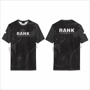 T-shirt basique pour hommes en tissu mélangé de coton doux et confortable coupe régulière haut décontracté d'été pour un usage quotidien - Product Image 2