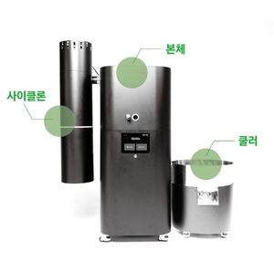 Thương Mại Điện Thông Minh 5Kg C5 Tự Động Đậu Rang Xay Cà Phê Máy Động Cơ Nhà Hàng Bánh Sử Dụng Thép Không Gỉ - Product Image 5