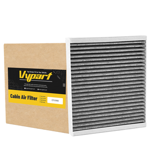 Filtre de climatiseur de cabine compact Vypart CF11966 compatible Jeep, fabriqué avec du charbon actif pour un air frais et propre - Product Image 2