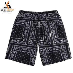 2025 New Cool Casual Streetwear Mid Canvas All Heat-Transfer Printed Customized Colors <b>Mens</b> <b>Shorts</b> Pocket Polyester Waterproof - Product Image 1