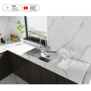 Panneau de quartz géant NV867, épaisseur constante, améliore la précision de l'installation, murs décoratifs, dalle de quartz - Product Image 4