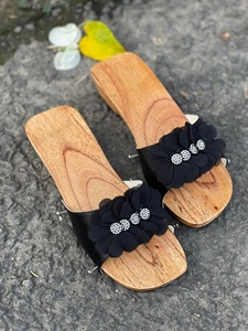 Wooden <b>Clogs</b> or Sole Sisters Hot Trending 2024 High-Heeled Sandals - Product Image 3