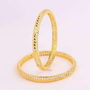 Brazaletes chapados en oro, proveedor de joyería de moda personalizada, fabricante de brazaletes personalizados cobre y latón chapado en oro laminado - Product Image 2