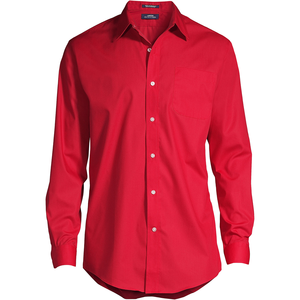 เสื้อเชิ้ตแขนยาวผู้ชายแบบทางการ ผ้า 180gsm ย้อมเส้นด้าย สีพื้น เสื้อเชิ้ตทำงานทรงคลาสสิค รับผลิตตามแบบ OEM เสื้อผ้าขายส่ง ผ้าฝ้าย 100% - Product Image 1