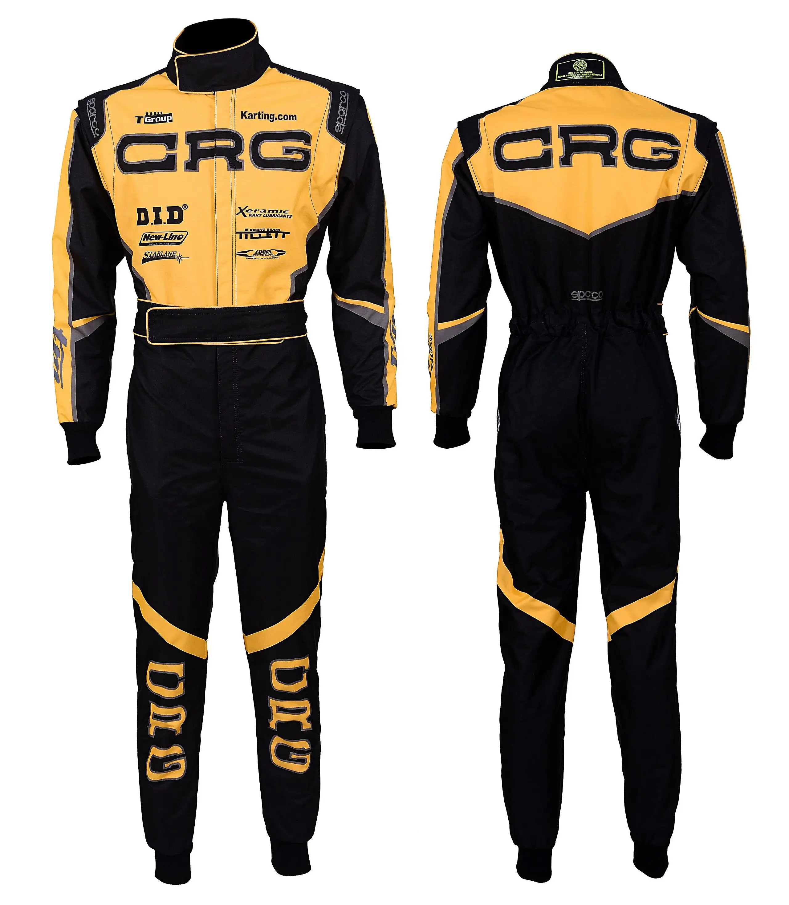カートレーシングスーツ/ゴーカートスーツデジタルプリントレベル2 CIK/FIA承認スーツ