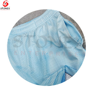 Custom Design Women's Sexy Breathable <b>Elastic</b> Waist Polyester Mesh Shorts Plus Size with Custom Pattern Logo - Product Image 3