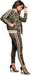 Trajes de chándal con estampado de camuflaje para mujer, material de calidad superior disponible a precio al por mayor para chándales de hombre - Product Image 4