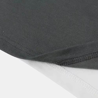 T-shirt en coton 100% pour homme, coupe ample, tissu confortable, logo personnalisé imprimé, streetwear.