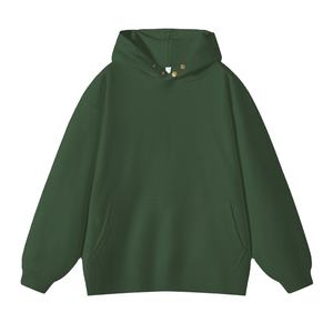 Ensemble personnalisé hiver sweat à capuche et short/jogger zippé délavé unisexe haute qualité 100% coton molletonné écologique brodé sur mesure - Product Image 1
