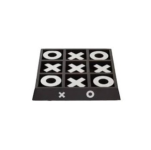 Vente chaude élégant en bois noir Tic Tac Toe jeu fait à la main Zero Cross produit de sport pour les enfants pour l'hiver été printemps - Product Image 1