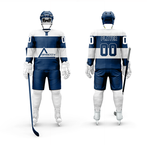 Maillot de hockey sur glace personnalisé, uniforme d'équipe respirant et durable, vêtements de sport par sublimation, fabricant OEM ODM en gros - Product Image 3