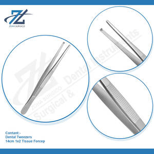 Pince à épiler dentaire Hemingway 15cm Pince à épiler dentaire en acier inoxydable Pince à épiler dentaire autoclavable Coton tenant le Pakistan - Product Image 4