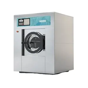 Mesin cuci industri muatan depan vertikal 30Kg peralatan Laundry komersial