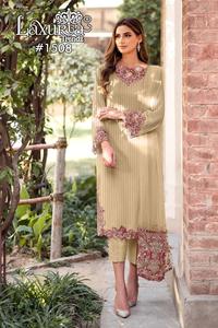 Tunique stylisée de créateur Embrdry classique avec coupe travaillée Kurti Paird élégant avec manches embrsèches glamour et pantalon avec Dupatta - Product Image 5