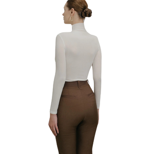 Pantalon évasé Anas pantalon Style minimaliste chiffons pour femmes pantalons pour femmes élégant haute couture bureau dames ODM Service - Product Image 2