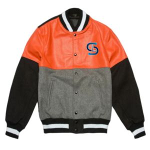 Custom Varisty <b>Jacket</b> Winter Leather Sleeves Wool Baseball Letterman <b>Varsity</b> <b>Jacket</b> for Men - Product Image 1