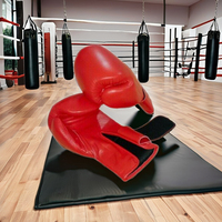 Gants de boxe MMA de haute qualité pour professionnels, personnalisables, en cuir de vachette confortable, antidérapants, avec fermeture auto-agrippante