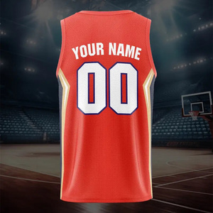 ชุดยูนิฟอร์มบาสเก็ตบอลแขนกุดใส่สบายระบายอากาศได้ดีดีไซน์ตามสั่ง - Product Image 4