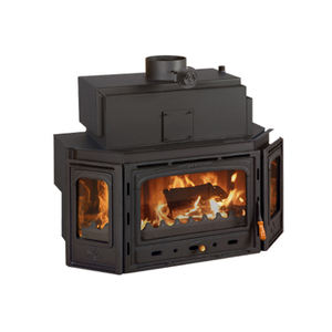 Diseño moderno 11,1 kg/h Consumo de combustible 5,4kW Salida de calefacción de habitación Inserto de quema de madera Cajas de fuego Hecho Bulgaria Estufas Chimeneas - Product Image 1