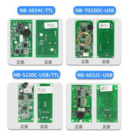 Lector de Tarjetas de Control de Acceso Inteligente con Módulo de Escritura RFID Personalizado, USB/RS232/UART, Sin Contacto, NFC, Doble Frecuencia de 13.56mhz y 125khz