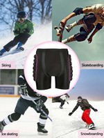 Pantalones Cortos de Compresión Acolchados Profesionales para Hombre de Alta Calidad, Protección de Espuma EVA, Sin Costuras, Transpirables, de Secado Rápido y Cómodos