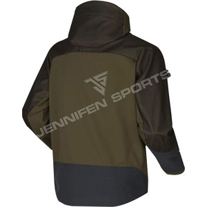 Veste d'hiver respirante pour la chasse en plein air, personnalisable en gros (OEM), en tissu softshell et laine, haute qualité - Product Image 2