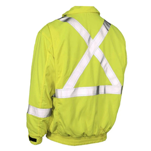 Venta al por mayor chaqueta de trabajo de seguridad unisex reflectante multi-bolsillos logotipo personalizable colorido poliéster algodón ropa de trabajo - Product Image 5