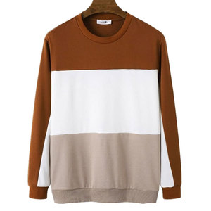 Service OEM Meilleure vente Sweat-shirt pour homme Automne Haute qualité Mélange de coton Polaire Teint uni Personnalisable Manches longues Vente en gros - Product Image 1