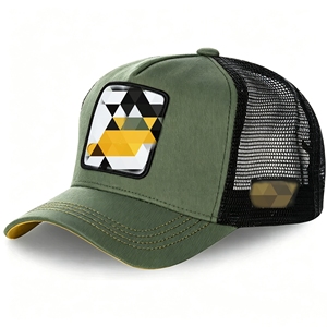 Casquette Trucker 5 Panneaux à Motif Lettres, Réglable, en Maille Respirante, pour Hommes et Femmes, Protection Solaire Estivale, Vente en Gros, Commande en Gros - Product Image 6