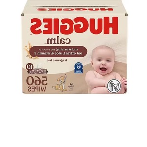 Huggies Calm Baby Wipes-Hipoalergénico y sin perfume, 10 paquetes de botones, 560 toallitas totales - Product Image 1